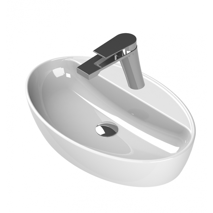 Vannas istabas uzliekamā izlietne Cerastyle ONE 67x42.5cm, 1166