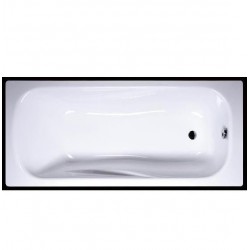 Taisnstūra vanna Vispool ar priekšējo paneli CLASSICA 170x75cm