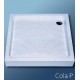 Dušas paliktnis kvadrātveida Roth  COLA P 900x900, balts