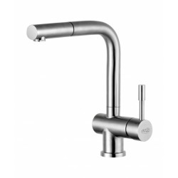 Virtuves izlietnes maisītājs ar izvelkamu izteku BLUE WATER CORSA-INOX