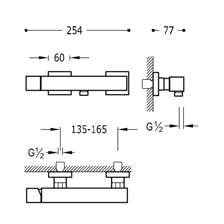 Maisītāju komplekts CUADRO-TRES, 00679101