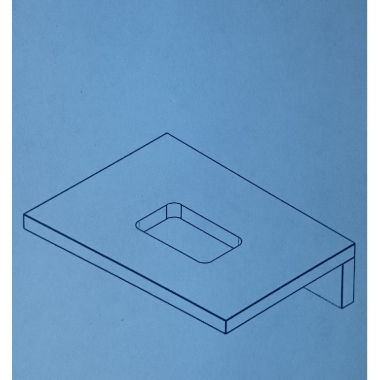 Plaukts zem izlietnes Ravak I 1200, balts