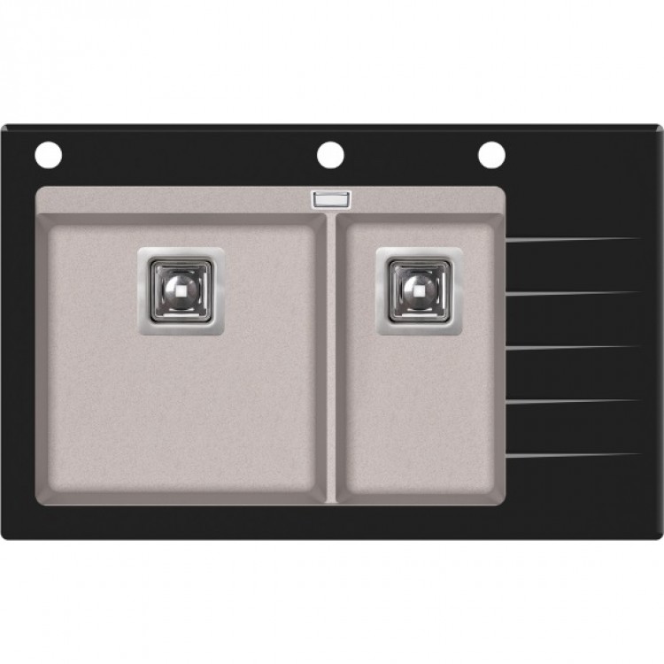 Virtuves izlietne HELIKA Delicia Plus 860x540 mm GQD150-110B