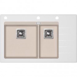 Virtuves izlietne HELIKA Delicia Plus 860x540 mm GQD150-111W