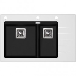 Virtuves izlietne HELIKA Delicia Plus 860x540 mm GQD150-601W