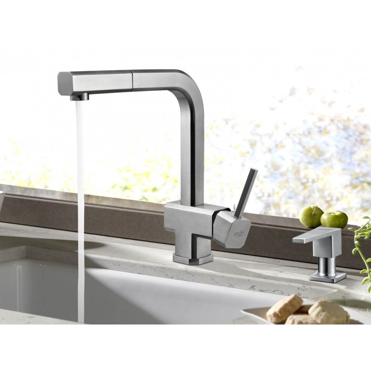 Šķidro ziepju dozators BLUE WATER DISP-INOX KV, nerūsējošs tērauds