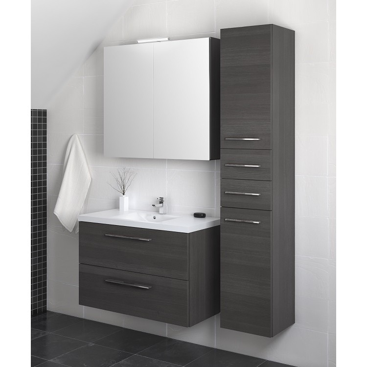 Vannas istabas skapītis izlietnei Kame DUET 60cm, BU/6-2DR/1