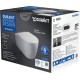 Tualetes pods piekaramais Duravit ME by Starck Compact Rimless ar vāku, 45300900A1