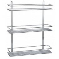 Plaukts trīsdaļīgs taisnstūra Duschy 40x11x47 cm, 563-90