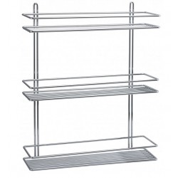 Plaukts trīsdaļīgs taisnstūra Duschy 40x11x47 cm, 563-90