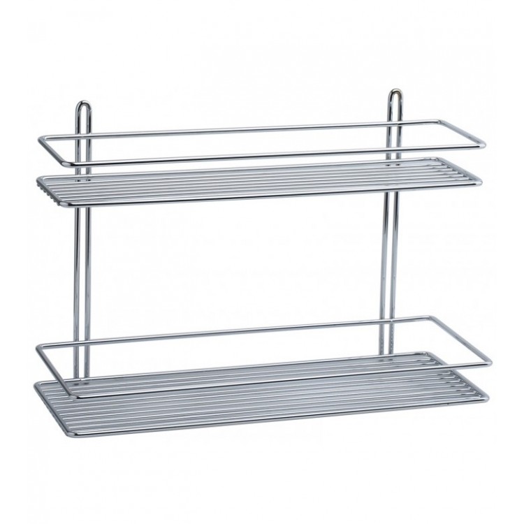 Plaukts divdaļīgs Duschy metāla 40x11х36 cm, 582-90