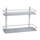 Plaukts divdaļīgs Duschy metāla 40x11х36 cm, 582-90