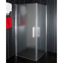 Dušas stūris kvadrātveida Duschy Corner 800x800, Fullfrost stikls 2x5234-80