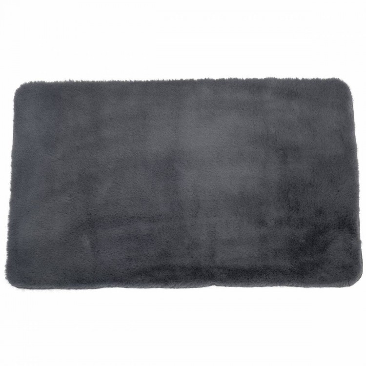 Vannas istabas paklājs Duschy COSY 90x60cm, tumši pelēks 745-26