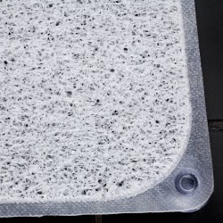 Vannas istabas paklājs Duschy Gloudi 44x75cm, caurspīdīgs 759-00