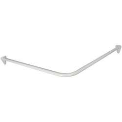 Duschy Stūra dušas aizskaru stanga 90cm, balta 672-10