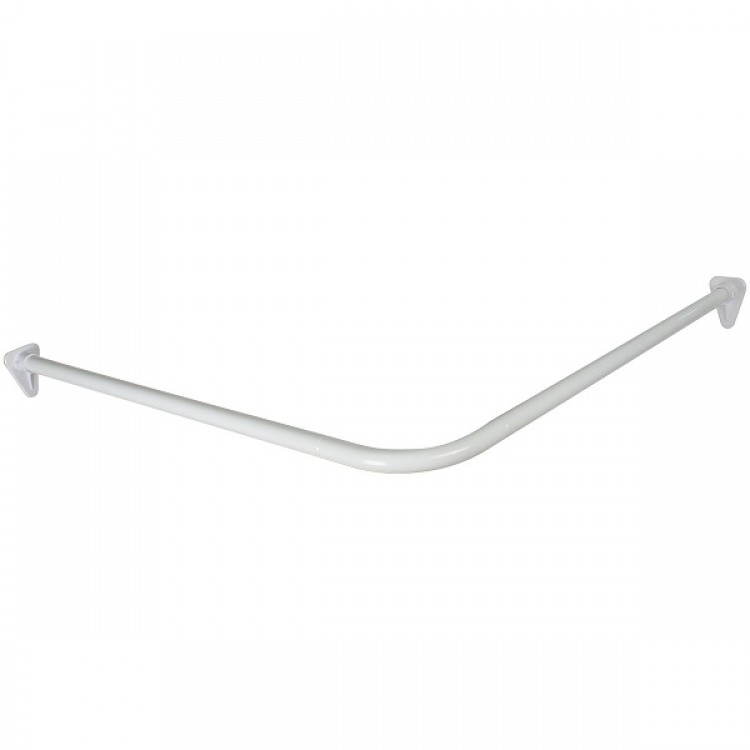 Duschy Stūra dušas aizskaru stanga 90cm, balta 672-10