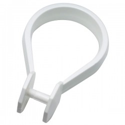 Duschy Aizskaru riņķi Lux 12 gab., balti 680-10