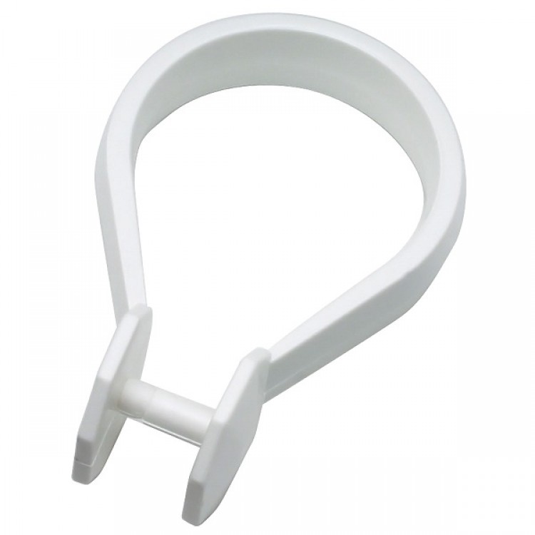 Duschy Aizskaru riņķi Lux 12 gab., balti 680-10