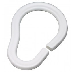 Duschy Aizskaru riņķi 12 gab., balti 681-10