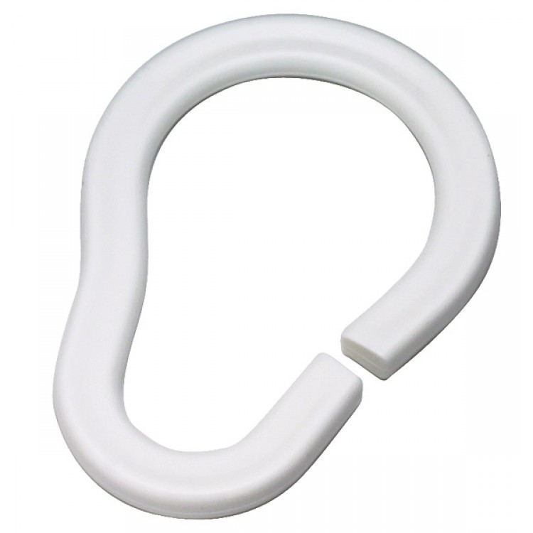 Duschy Aizskaru riņķi 12 gab., balti 681-10