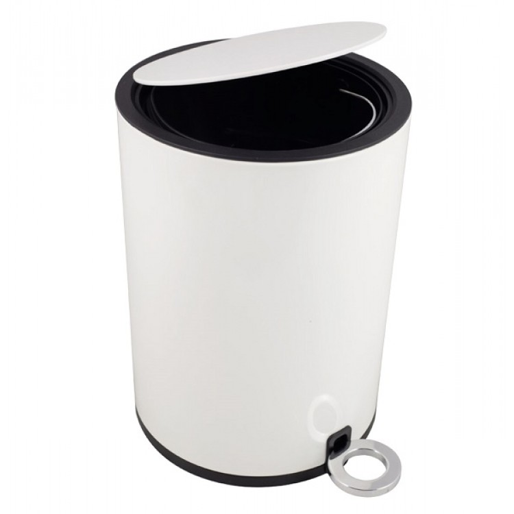 Atkritumu tvertne 3L Duschy, balts 990-10