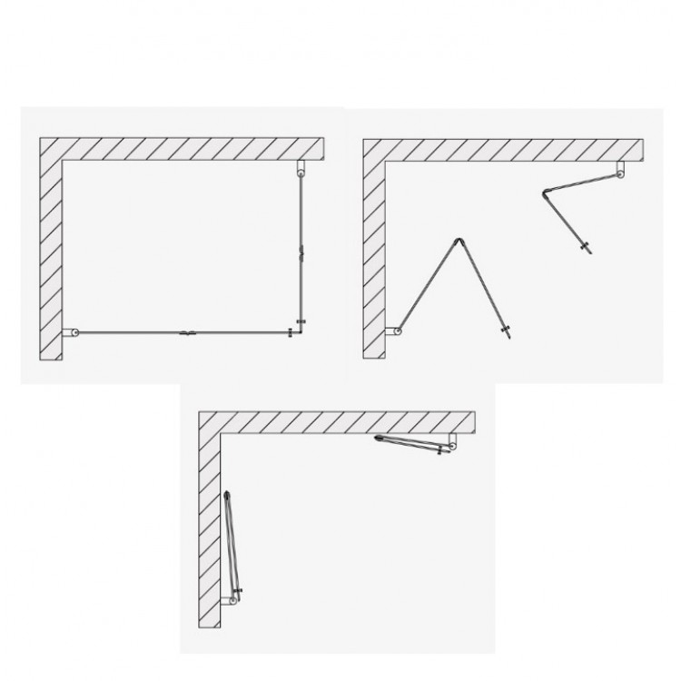 Dušas stūris kvadrātveida Duschy TWICE 90x90cm,caurspīgs stikls 5361-9/5371-9