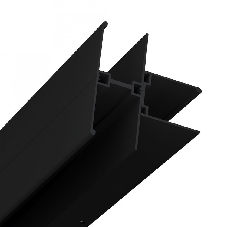 Savienojošais profils Ravak AT, melns