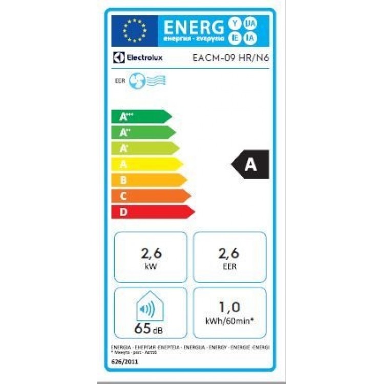 Mobīlais kondicionieris Eloctrolux EACM-12 HR/N6