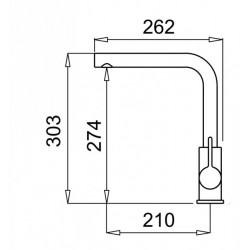 Virtuves izlietnes maisītājs granīta ELLECI S01, bēšs