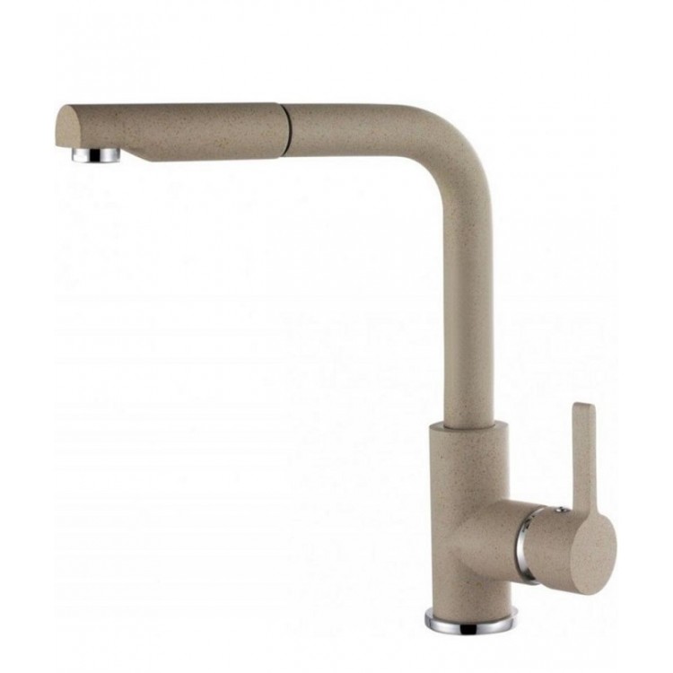 Virtuves izlietnes maisītājs granīta ELLECI CO2, bēšs