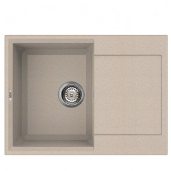 Virtuves izlietne Elleci Easy-135 68x50cm, beige