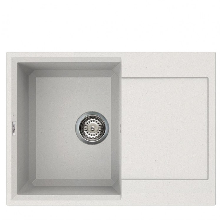 Virtuves izlietne Elleci Easy-135 68x50cm, balta