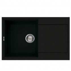 Virtuves izlietne Elleci Easy-300 79x50cm, melna