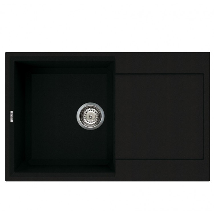 Virtuves izlietne Elleci Easy-300 79x50cm, melna