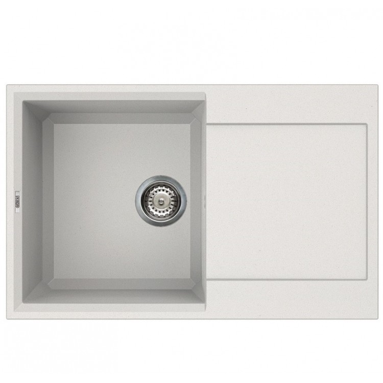 Virtuves izlietne Elleci Easy-300 79x50cm, balta