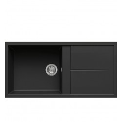 Virtuves izlietne Elleci Unico-480 100x50cm, melna