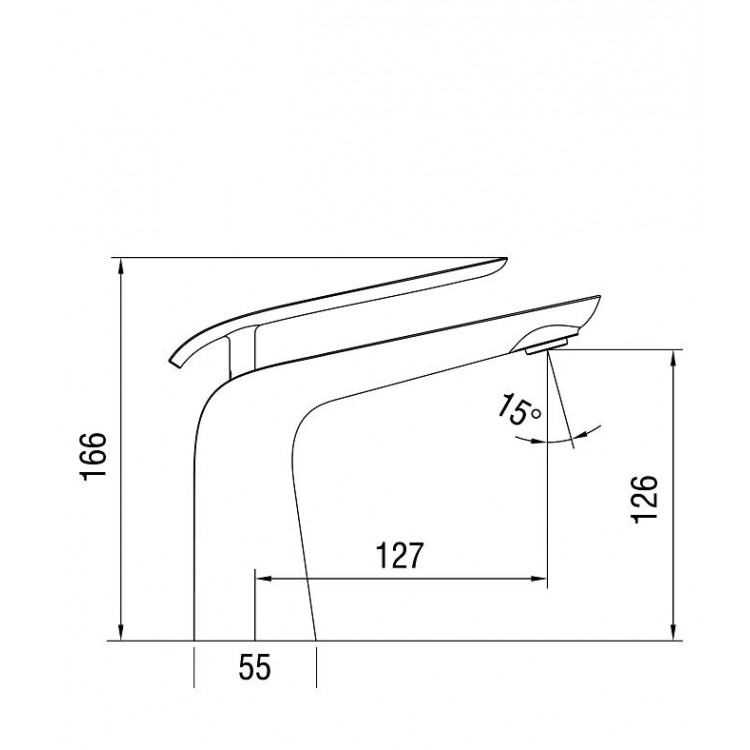 Izlietnes maisītājs Art Platino EMIRA EMI-BUN.010BC