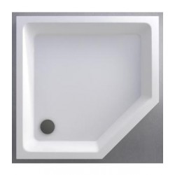 Dušas paliktnis piecstūru Vispool IFO F-90, 90x90, balts