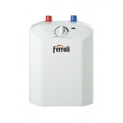 Elektriskais ūdens sildītājs (boileris) Ferroli NOVO 10 L, virs izlietnes