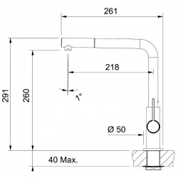 Virtuves izlietnes maisītājs FRANKE NEPTUNE-EVO, 115.0373.944