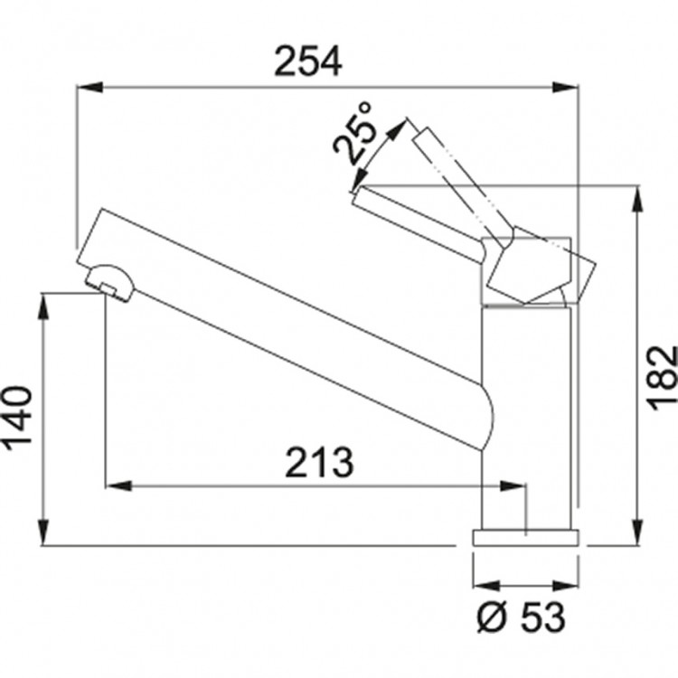 Virtuves izlietnes maisītājs noliecams FRANKE TOROS WINDOW,115.0331.248