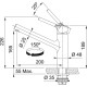 Virtuves izlietnes maisītājs FRANKE TOROS NEO, 115.0596.320
