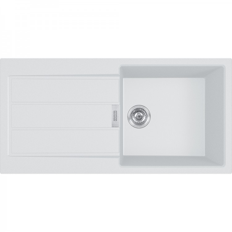 Virtuves izlietne FRANKE Tectonite SIRIUS 100x51 cm, S2D 611-100, Arktis weiss