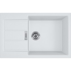 Virtuves izlietne FRANKE Tectonite SIRIUS 78x50 cm, S2D 611-78XL, Arktis weiss