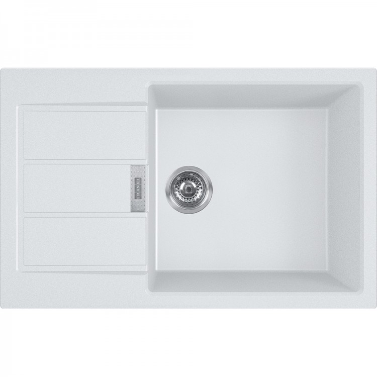 Virtuves izlietne FRANKE Tectonite SIRIUS 78x50 cm, S2D 611-78XL, Arktis weiss