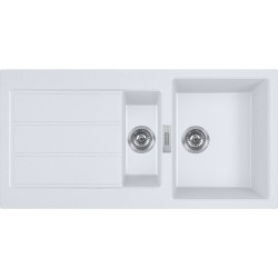 Virtuves izlietne FRANKE Tectonite SIRIUS 100x50 cm, S2D 651 Arktis weiss