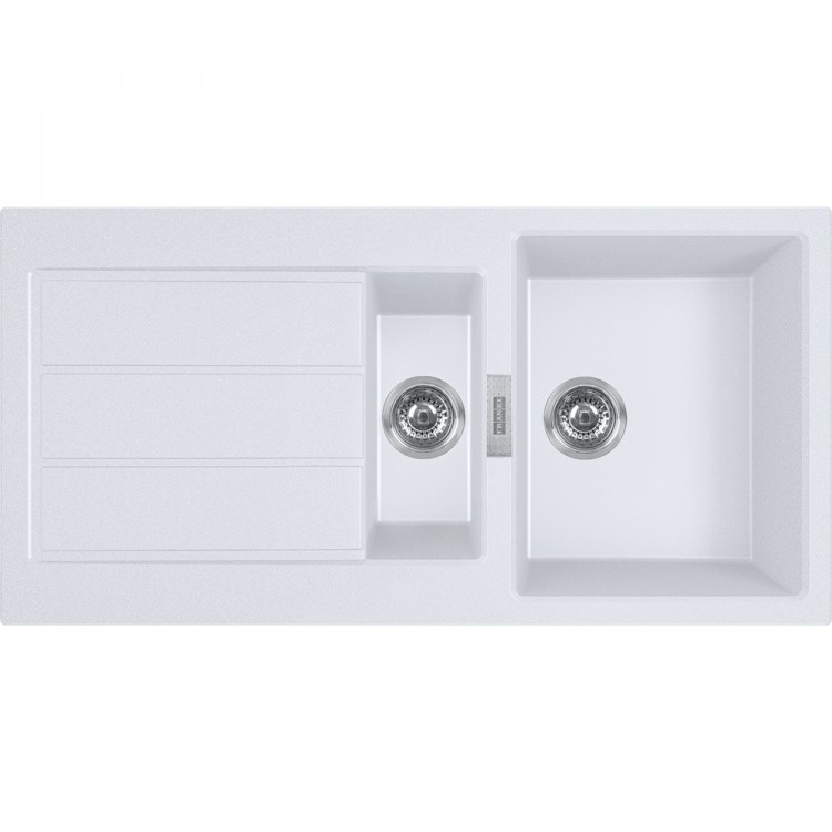 Virtuves izlietne FRANKE Tectonite SIRIUS 100x50 cm, S2D 651 Arktis weiss