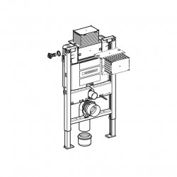Iebūvējamais rāmis tualetes podam Geberit Duofix Omega, 111.003.00.1