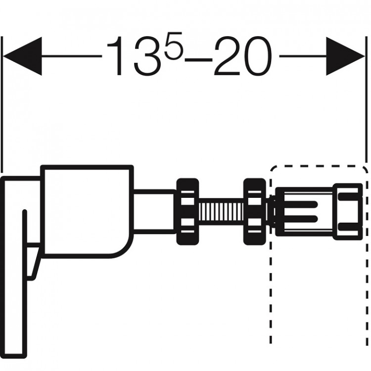 Geberit Duofix WC rāju stiprinājumi, 111.815.00.1